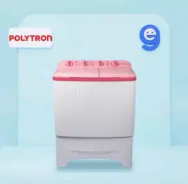 Mesin cuci Polytron  2 tabung  pwm 7073
