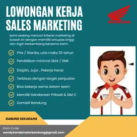 Lowongan Sales Marketing
