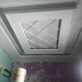 Plafon gypsum dan pvc