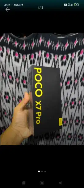 Poco x7 pro ram 12/512 segel