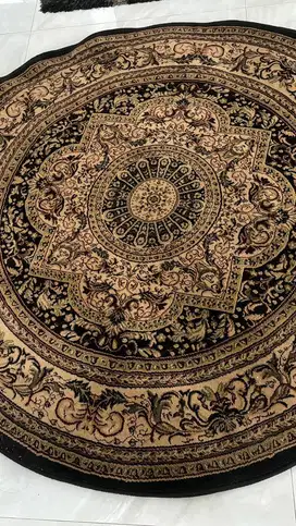 Karpet Turki tebal premium bulat bundar diameter 150cm