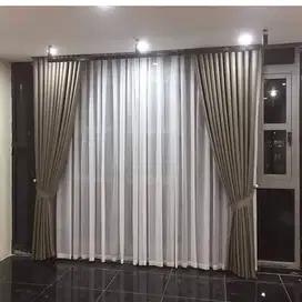 Pesan Tirai Gorden Jendela Gordyn Mewah Hordeng Model Terbaru Murah