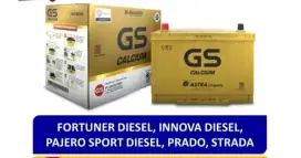 Aki Mobil Pajero GS Astra Gold Calcium 105D31L