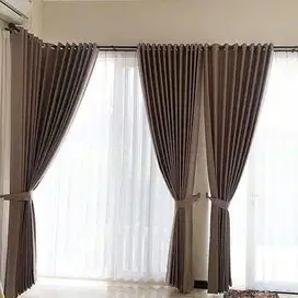 Jasa Tirai Gorden Jendela Gordyn Mewah Hordeng Model Terbaru Murah