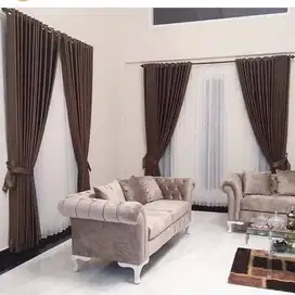 Cod Tirai Gorden Jendela Gordyn Mewah Hordeng Model Terbaru Murah