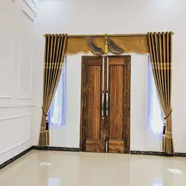 Menerima Tirai Gorden Jendela Gordyn Mewah Hordeng Model Terbaru Murah