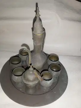 Antik teko set Kuningan pajangan Kuningan Rp.300rb