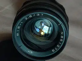 Lensa Kamera MIR-1 37mm f2.8 + K&f M42-FX