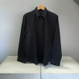 JUAL CEPAT PREMIUM ORIGINAL THE EXECUTIVE Kemeja Kerja Hitam Panjang