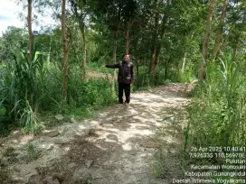 Jual tanah strategis di wonosari Gk
