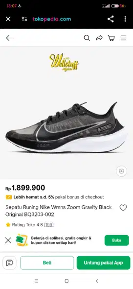 Sepatu Sport Nike Ori