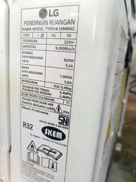 AC Bekas LG Inverter