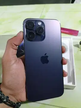 Iphone 14 Promax 256GB purple fullset Bh 93% Original iBox