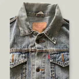 PROMO JUAL CEPAT PREMIUM ORIGINAL DENIM Jaket Denim Washblue Dilan