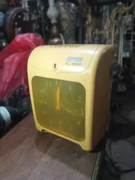 Mesin absen time clock jadul retro