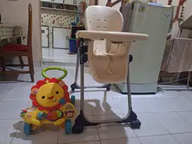 BABY CHAIR & PUSH WALKER