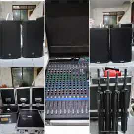 Speaker Alto 2000 watt 2pcs beserta lain nya