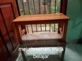 Meja belajar , meja lesehan , meja komputer