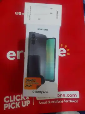 SAMSUNG A06 4/64 BARU SEGEL RESMI