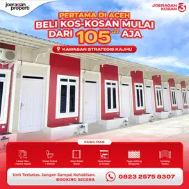 Jual Kos Putra mulai 1 unit untuk Investasi Dekat Tol Kajhu Banda Aceh