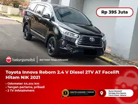 Toyota Innova Reborn 2.4 V Diesel 2TV AT Facelift Hitam 2021/2022