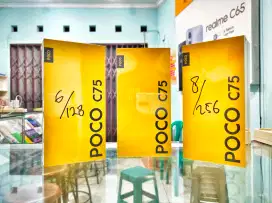 [ TERMURAH ] POCO C75 RAM 8+8/256 BARU SEGEL GARANSI RESMI