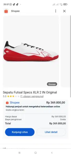 Specs XLR ukuran 42