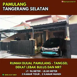 Rumah Dijual Di Pamulang Tangerang Selatan Murah dan Luas 775 Juta