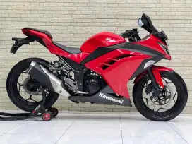 Perfect Condition!!Kawasaki Ninja 250 Fi 2015 Red Glossy Mulus-Mustika