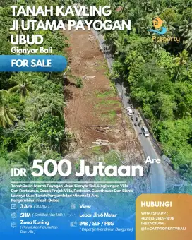 New Project TANAH KAVLING Payogan Ubud