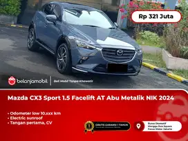 [ LOW KM ] Mazda CX-3 CX3 CX 3 Sport 1.5 Facelift AT Abu 2024/2025