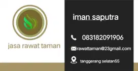 jasa rawat taman dan cuci toren