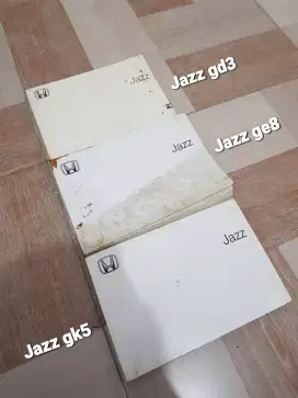 Buku Manual Honda Jazz gd3, ge8, gk5