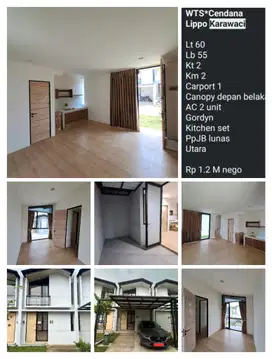 Dijual rumah karawaci murah under pasar dekat sekolah