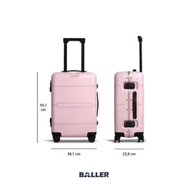 Baller koper polycarbonate TSA Lock Hybrid carry on 20 inch - Grey
