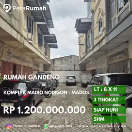 Rumah gandeng komplek madio nodigon - mados krakatau