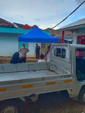 Tenda jualan , tenda promosi 2x2 meter .Ready stok Palembang. Bisa cod