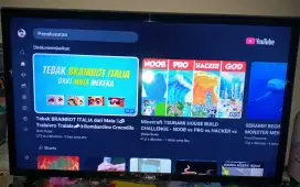 Smart TV Polytron 32 inch second rasa baru