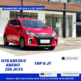 DP MINIM Daihatsu Ayla R 1.2 AT 2022 Merah