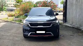 km antik 12 rb kia seltos turbo gt line 2022 pakai 2023 hitam sunroof