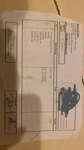 Dijual Panasonic AC 3/4 PK Split