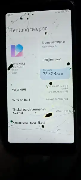 Redmi note 5 pro minus