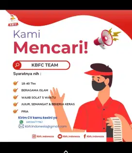 Dibutuhkan segera kasir fried chicken