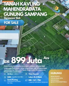 NEW PROJECT KAVLING MAHENDRADATA SELATAN (Jl Gunung Sampang )