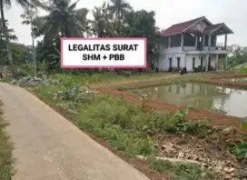 Tanah +Empang+SDH ada villa nya