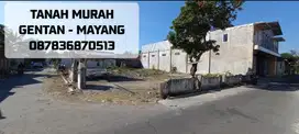 DIJUAL TANAH GENTAN MAYANG SOLO RAYA
