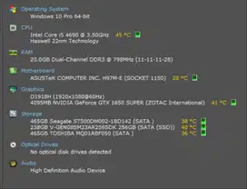 Komputer PC Intel I5 Gen 4 Fullset