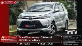 Toyota Grand New Avanza 1.5 Veloz AT 2015 Silver On Black