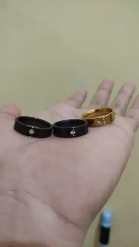 Dijual cincin stainless steel anti karat