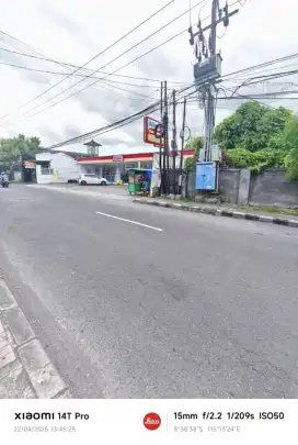 For sale tanah premium 389m2 lebar 15mtr pusat kota raya suli jl8mtr